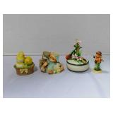 Vintage Calico Kittens; Italy trinket lid dish