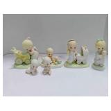 6 Precious Moments figurines