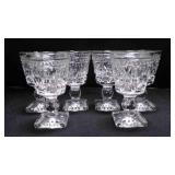 6 Vintage Park Lane Clear Colony Cordial glasses