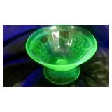 2 Vintage Anchor Hocking Cameo Ballerina Mayo