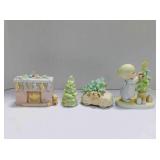 4 Precious Moment figurines