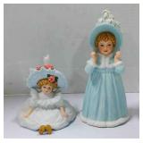 2 Vintage Maud Humphrey Bogart figurines My Winter