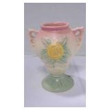 Vintage Hull Pottery Camelia double handled vase