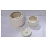 Vintage Porcelier coffee/tea pots x2 w/1 infuser