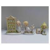 3 Precious Moments figurines