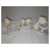 3 Precious Moments figurines