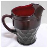 Vintage Georgian Ruby Red pitcher