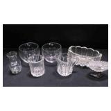 Westmorland salt cellar; Heisy creamer mini