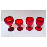 Vintage Paden City Penny Lane goblets x2; Vintage