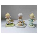 3 Precious Moments figurines