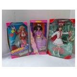 vintage Barbies - Baywatch; Coca Cola; Japanese