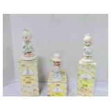 3 vintage Enesco Precious Moments figurines
