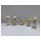 4 Precious Moments figurines