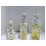 3 vintage Enesco Precious Moments figurines