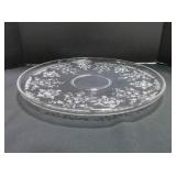 Fostoria Etched larger serving platter