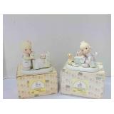 2 vintage Enesco Precious Moments figurines