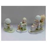 3 Precious Moments figurines