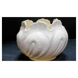 Vintage Belleek Irish Cabbage Leaf pot/vase/bowl?