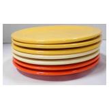 7 Fiestaware Classic Rim bread and butter plates