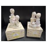 2 vintage Enesco Precious Moments figurines