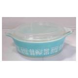 Vintage Pyrex Amish Butterprint casserole dish