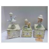 3 vintage Enesco Precious Moments figurines