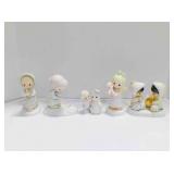 5 Precious Moments figurines