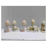5 Precious Moments figurines