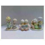 3 Precious Moments figurines