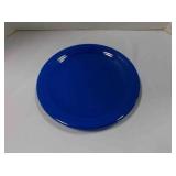 Fiestaware round platter cobalt blue, scratches