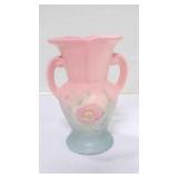 Vintage Hull Pottery Dogwood double handled vase