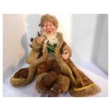 Victorian seated Santa