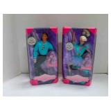 vintage Barbies - Olympic Skaters Barbie & Ken