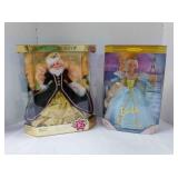 vintage Barbies - 1996 Happy Holiday & Cinderella