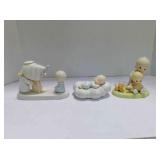 3 Precious Moments figurines