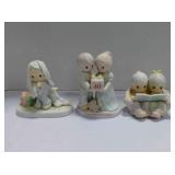 3 Precious Moments figurines