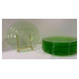 12 Vintage Anchor Hocking Cameo Ballerina 8" plate