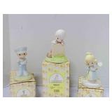 3 vintage Enesco Precious Moments figurines