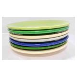 7 Fiestaware Classic Rim bread and butter plates