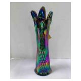 Vintage Fenton Amythest Carnival Diamond Point