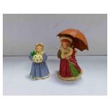 2 Vintage Maud Humphrey Bogart figurines