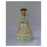 Vintage Lefton 1983 Mary & Jesus music    #03266