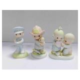 3 Precious Moments figurines