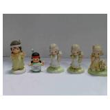 5 Precious Moments figurines