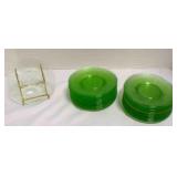 Vintage Anchor Hocking Cameo Ballerina salad plate