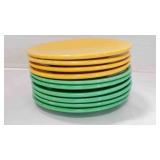10 Fiestaware Classic Rim bread and butter plates