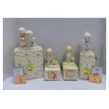 4 vintage Enesco Precious Moments figurines