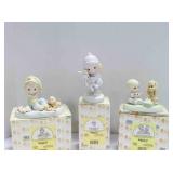 3 vintage Enesco Precious Moments figurines