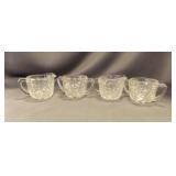 Two Sets - Vintage Anchor Hocking Stars and Bars