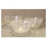 Anchor Clear Glass Mixing or Cooking Bowls